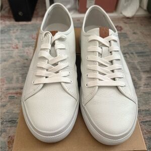 Frye White Leather Women's Sneakers